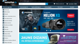 www.ieskaties.lv ir lielākais un lētākais teleskopu, binokļu, mikroskopu to piederumu un optikas interneta veikals Latvijā. Šis interneta veikals ir domāts jebkuram cilvēkam, kuru interesē zvaigžņu kopas, galaktikas, planētas, miglāji un visi ap tām notiekošie procesi.